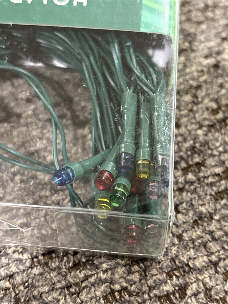 Holiday Living 35CT 8 Function Multicolor Lights LED Battery Operated Timer