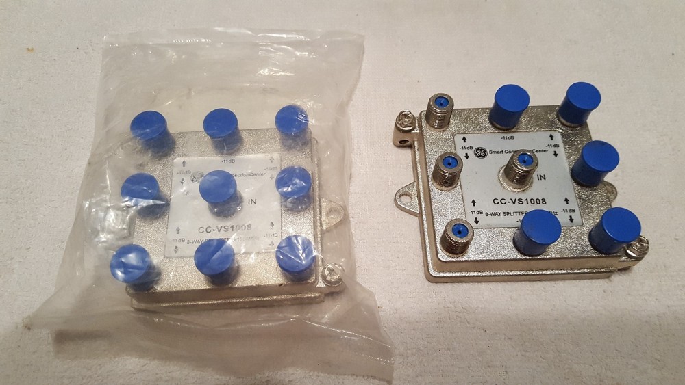 GE SECURITY CC-VS1008 8-WAY SPLITTER 5-1000MHz VS1008 NEW