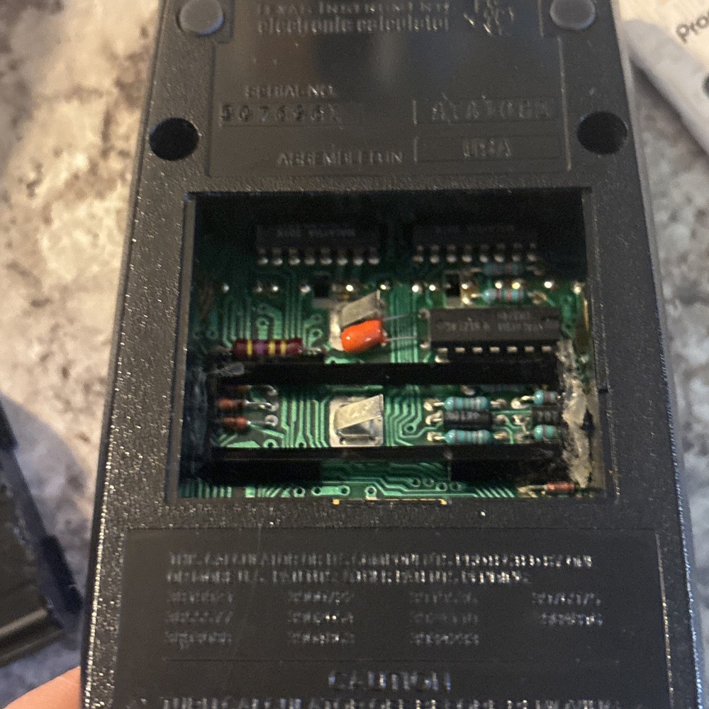 Texas Instruments TI Programmable 59 Calculator W/Master Module No Battery Pack