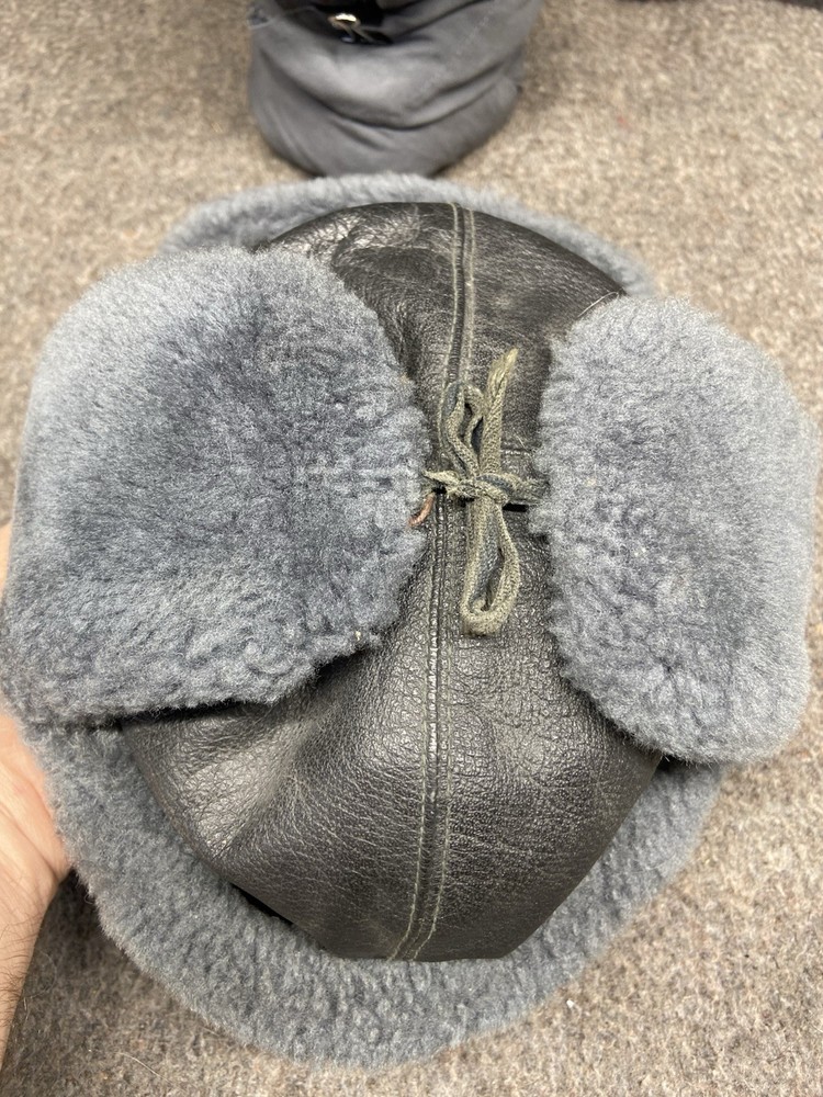 Original VTG Soviet Ushanka AUTHENTIC Cold War winter Hat Size SMALL