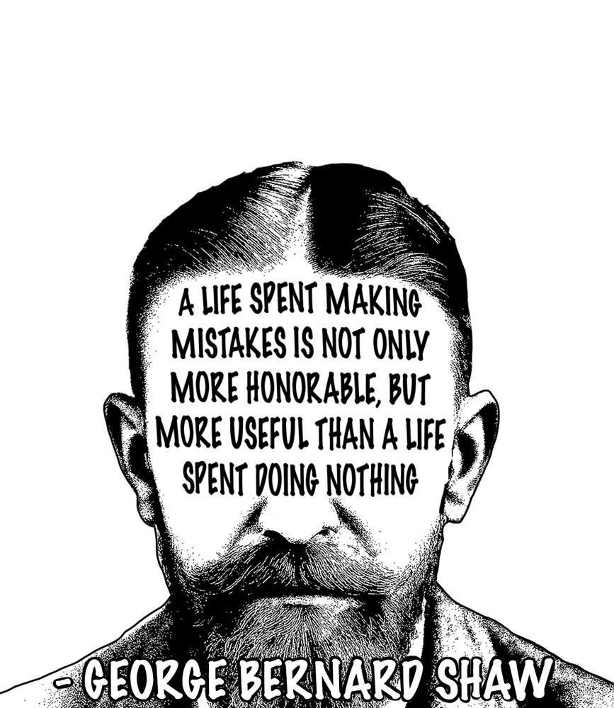 George Bernard Shaw Quote Stickers