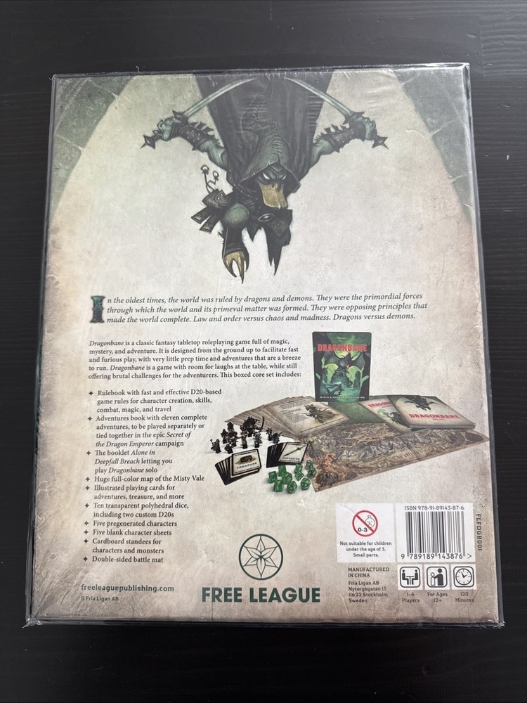 Dragonbane RPG Ultimate Bundle | Core Rulebook + GM Screen | Free League