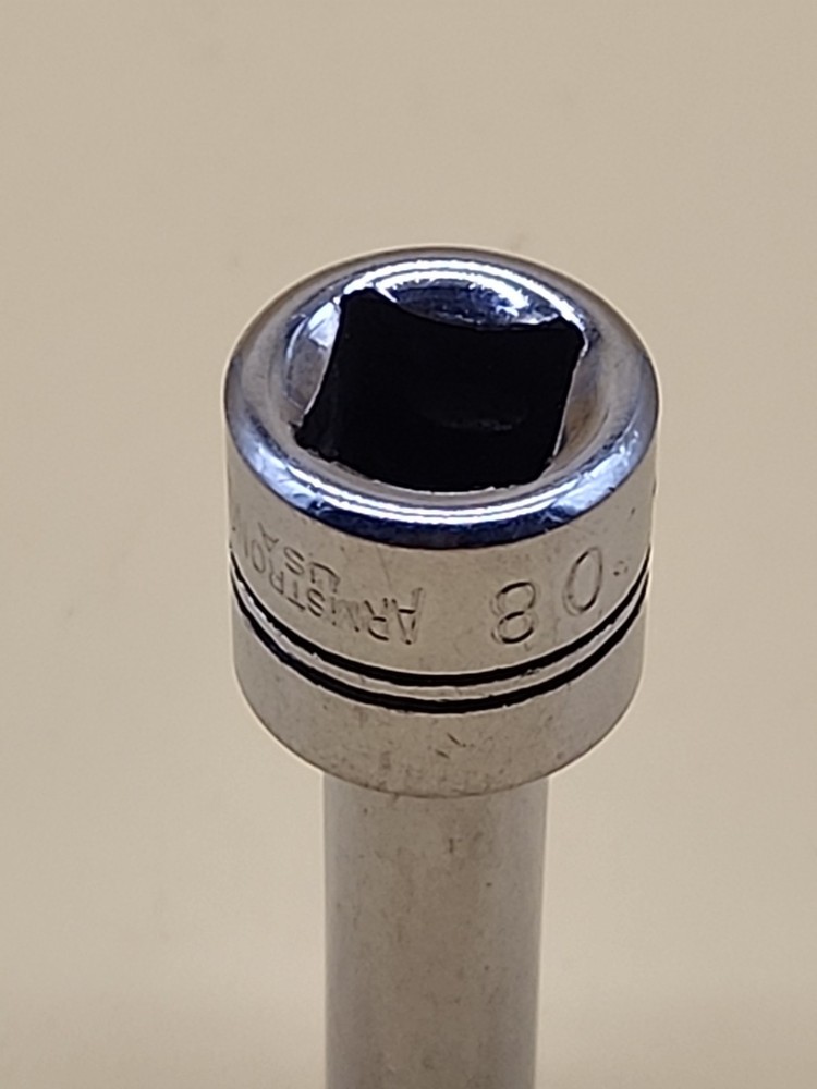 Armstrong 11-308, 1/4" Drive, 6 point Socket