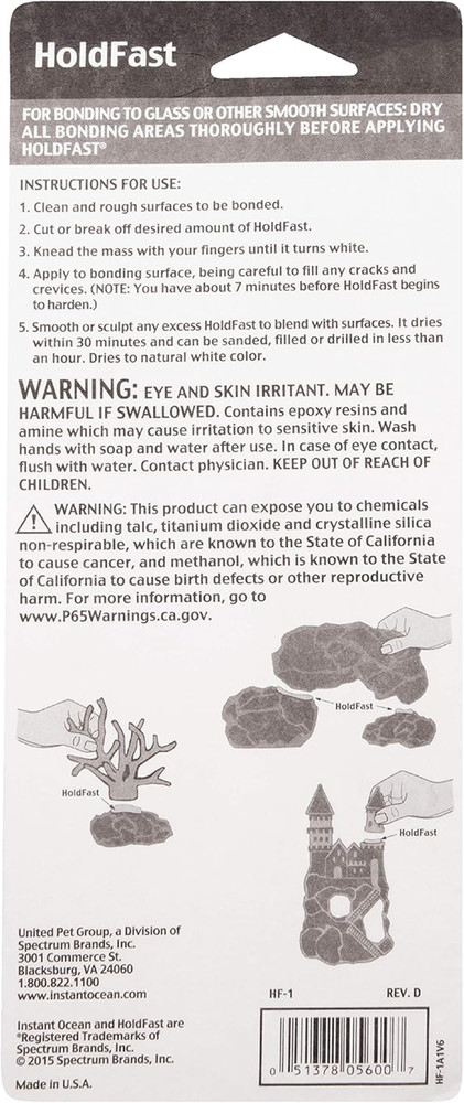 Holdfast Epoxy Stick, Fish Safe 4 Oz