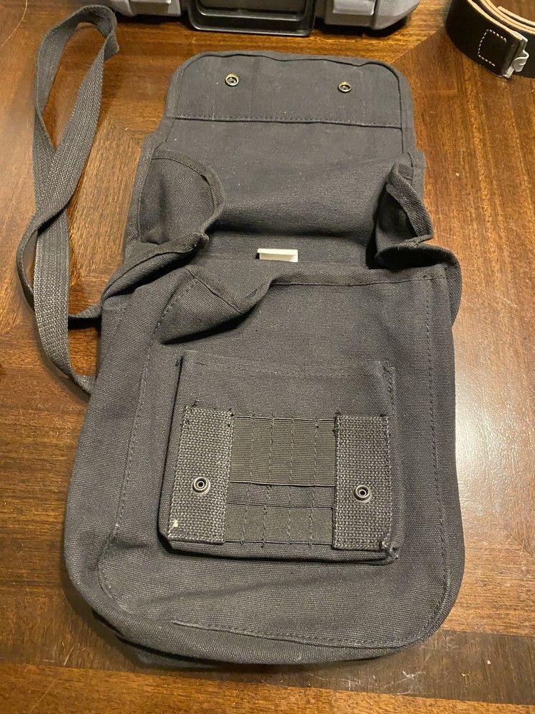 Map Case and Gas Mask Bag Lot