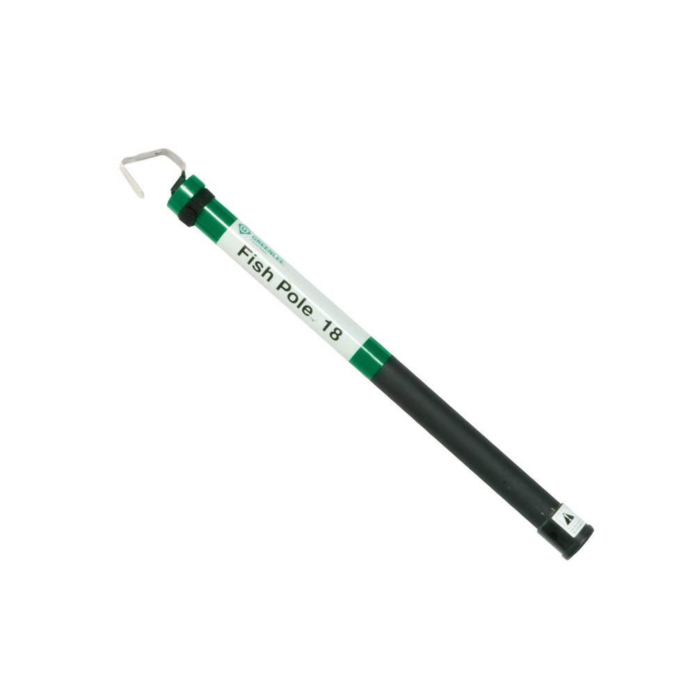 Greenlee FP18 Collapsible 18' Cable Pulling and Reaching Fish Pole, Far-Reach...