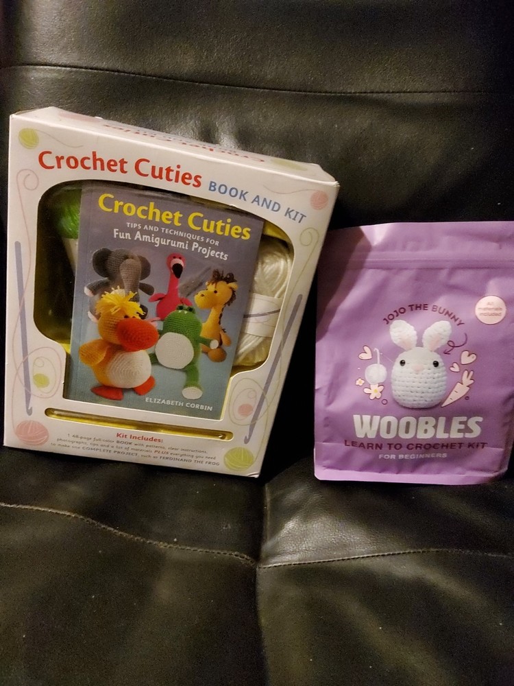 EASTER BASKET New Crochet Cuties Book and Kit- Complete Instructions Projects ++