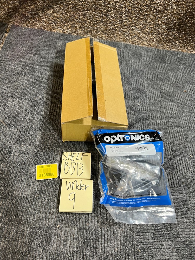 (QTY 5) Optronics TLL60FBP Thinline LED Rectangle Work Light, Flood Beam, 12-24V