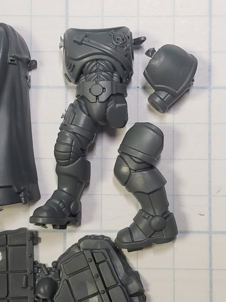 Warhammer 40k Space Marine Bits Eliminator Sniper Phobos Sergeant Cape Body #37