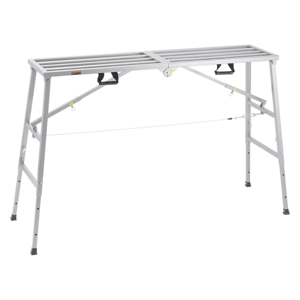 VEVOR Work Platform Adjustable Height Portable Scaffolding Platform 800 lb Load