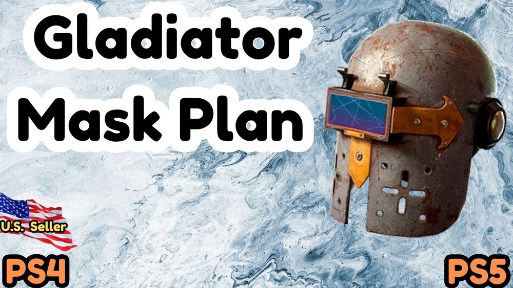 Gladiator Mask Plan - Fallout76 - PS4/5  -  Rare