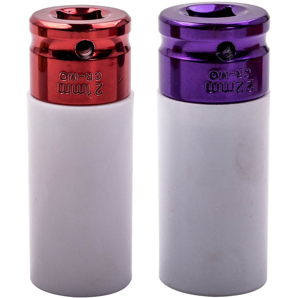 Lug Nut Impact Socket Kit Thin Wall Wheel Protector Socket Kit 1/2 Inch Drive