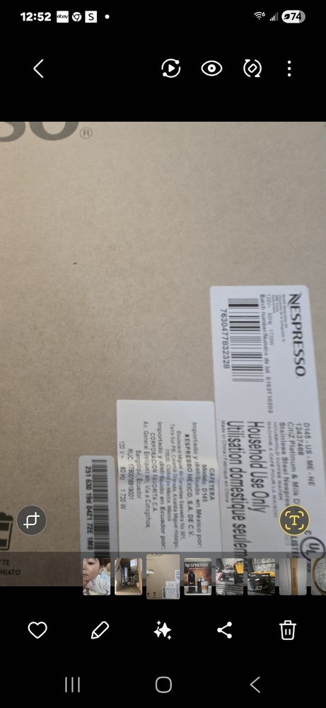 Nespresso CitiZ Platinum & Milk Espresso Machine