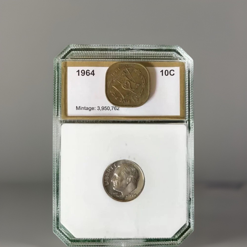 1964 Silver Proof Dimes -T