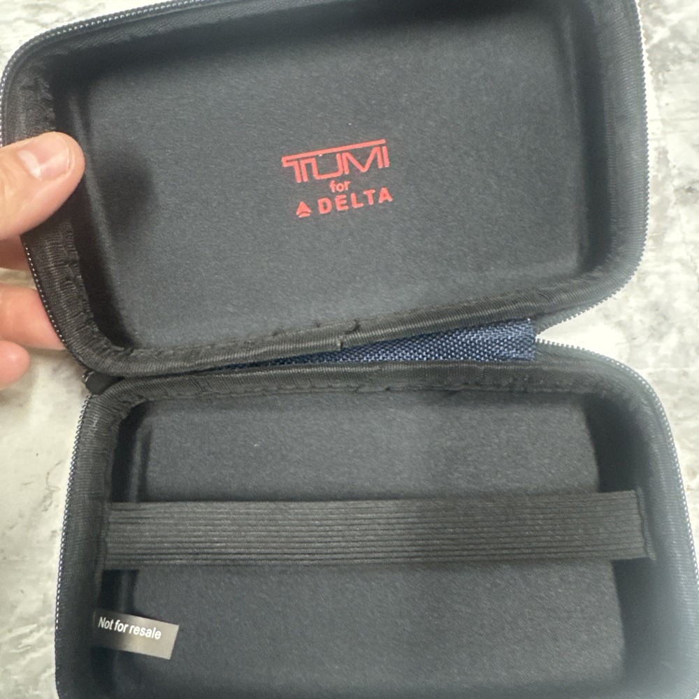 TUMI For Delta Navy Hard shell Travel Case
