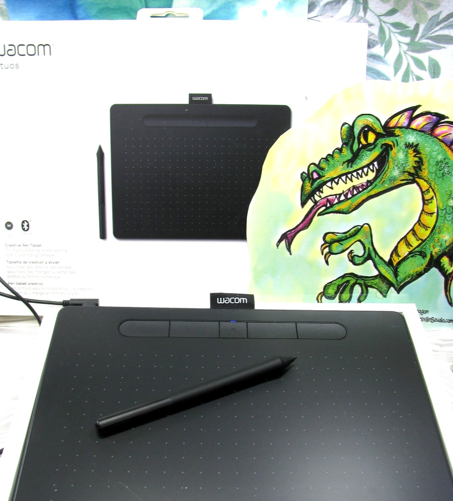 WACOM INTUOS CTL-6100WL, M Wireless Bluetooth/ USB Graphics Drawing Pad, PC/ Mac