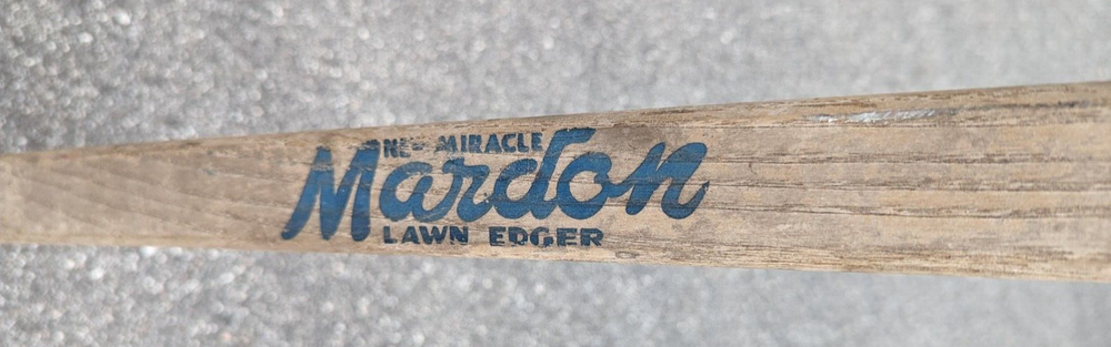 Vintage Primitive Mardon Push Lawn Edger Trimmer Yard Tool