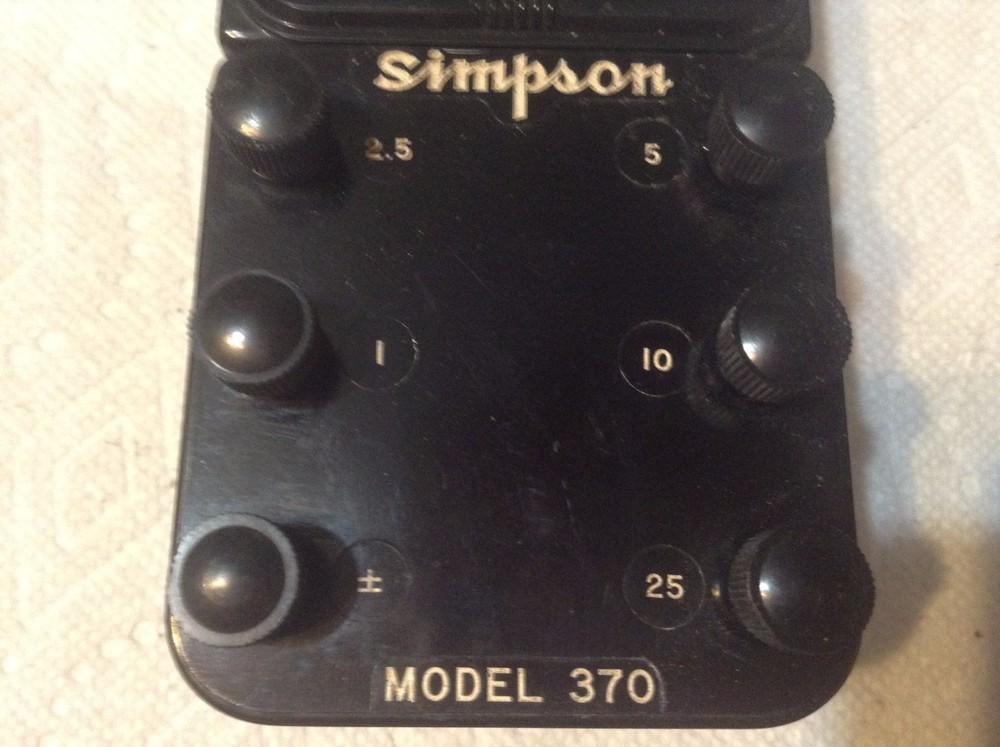 Simpson 370 AC Amperemeter