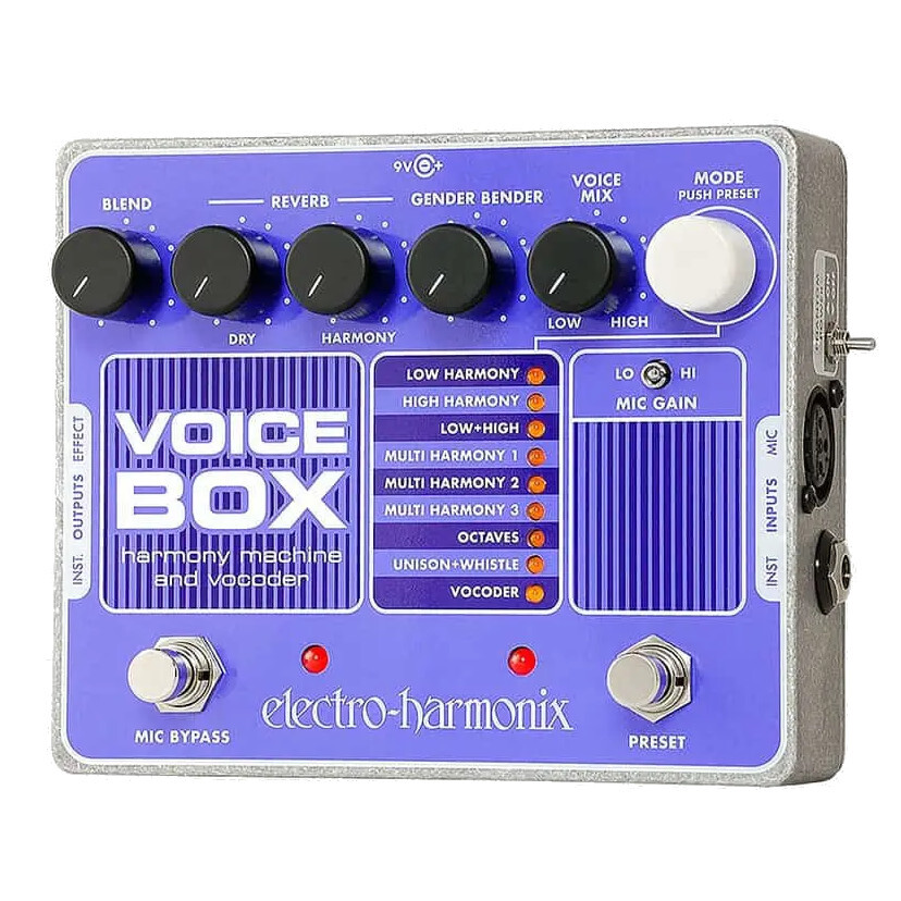 Electro-Harmonix Voice Box Vocal Harmony/Vocoder Vocal Effects Pedal