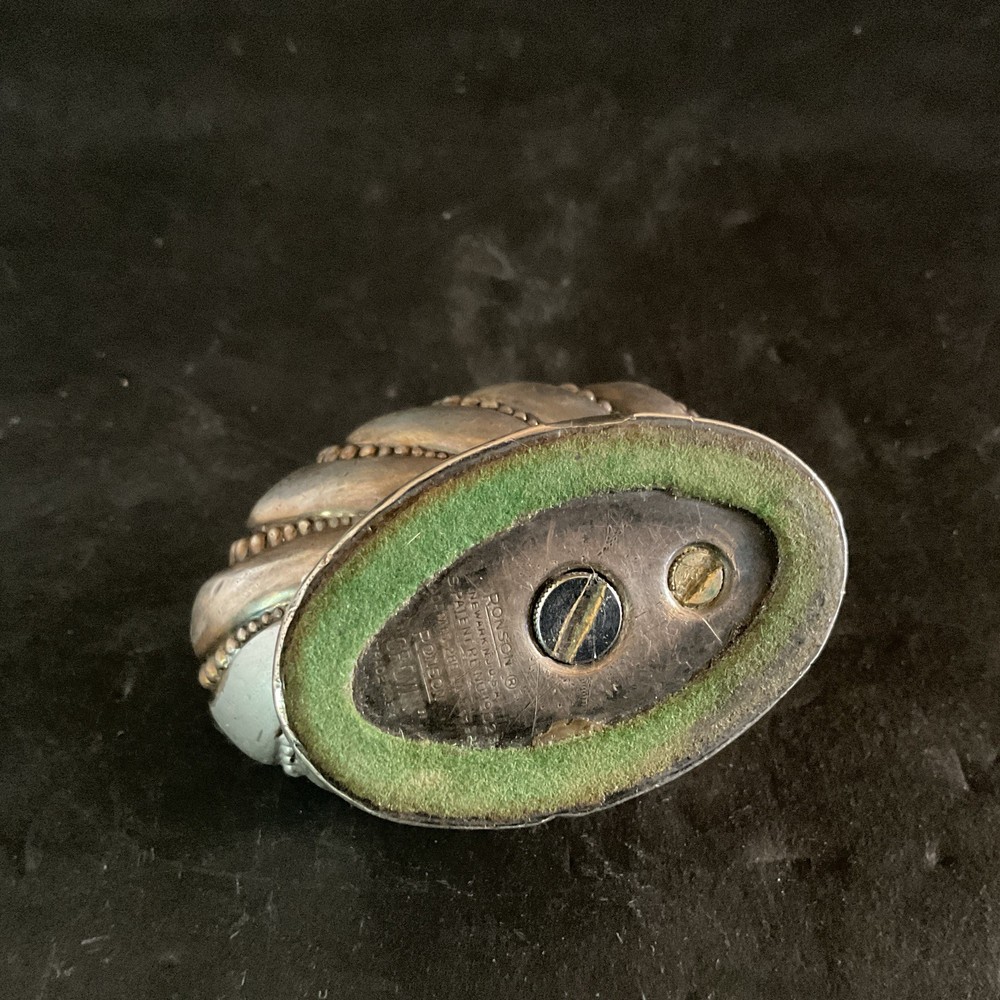 Vintage Ronson Crown Silver Plate Table Lighter