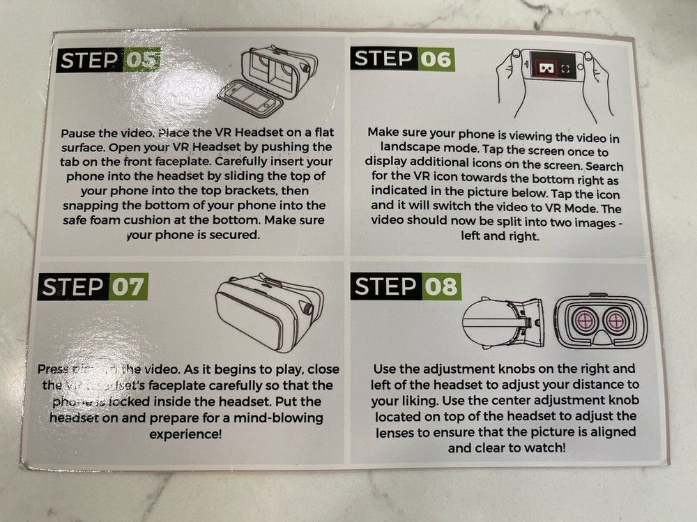 VR SHINECON Virtual Reality Glasses 3D Headset