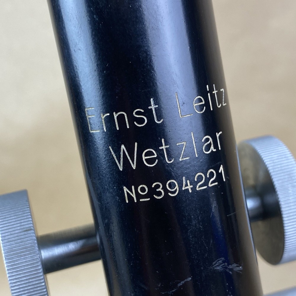Ernst Leitz Wetzlar 1920s Black Microscope W/ Original Case