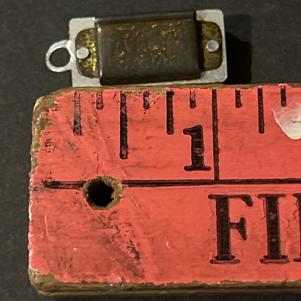 Vintage Mini Harmonica Keychains 1.5” Bright & 1”Atom Occupied Japan
