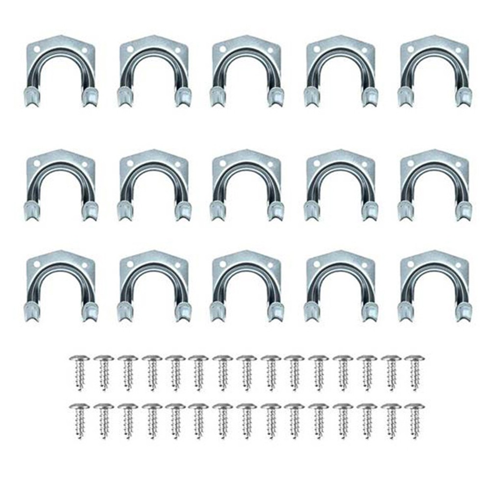 Wall Mount Hooks for Power Tools Garage Storage Heavy Duty Double Hook Set