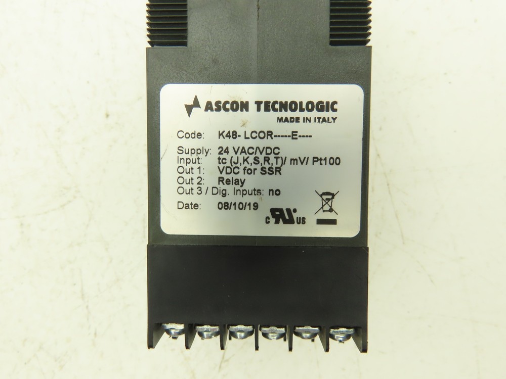 Ascon Tecnologic K48 Mini Programmer Controller Relay With Independent Timer