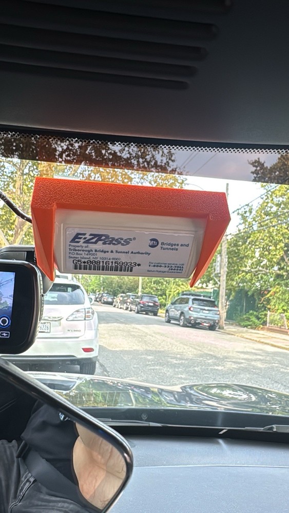 EZ PassToll Tag Mounting Kit , Orange