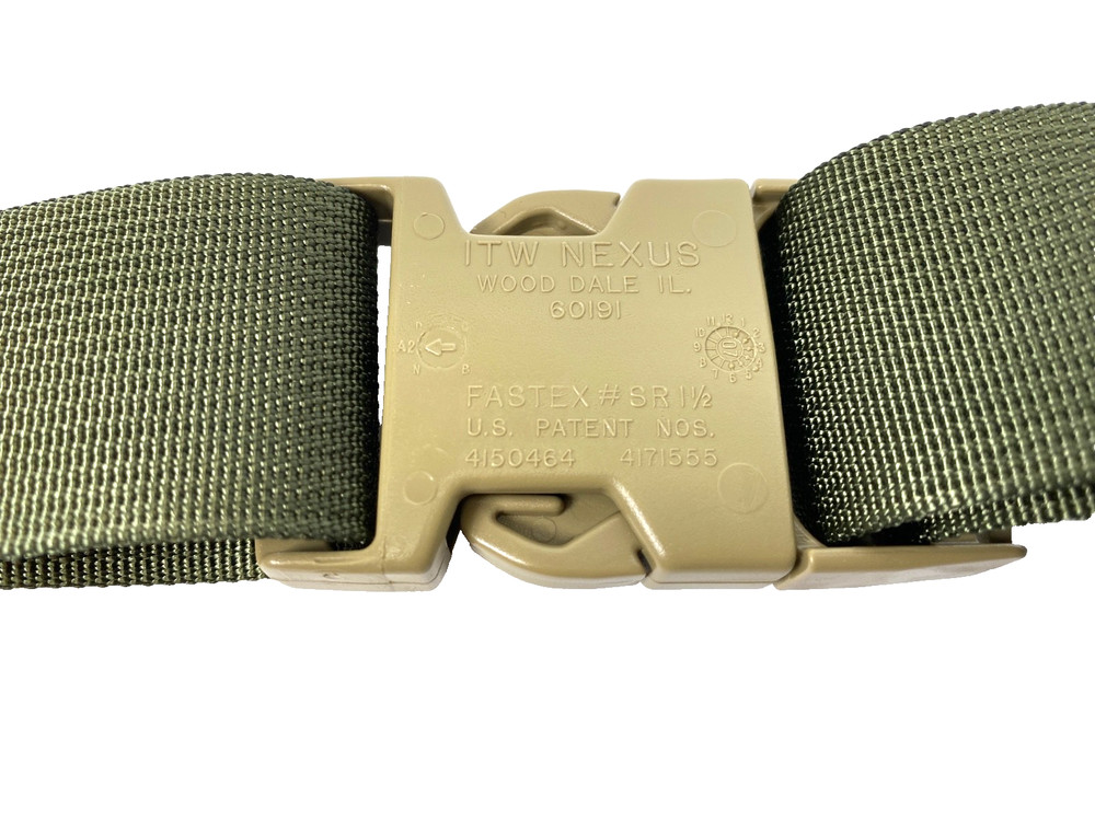 1.5" Lashing Strap Pack ALICE Pack MOLLE Pack Tie Down Cargo Strap RANGER GREEN