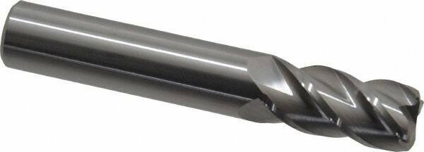 Accupro 1/2" Diam 4 Flute Single End Solid Carbide 0.06" Corner Radius End Mi...