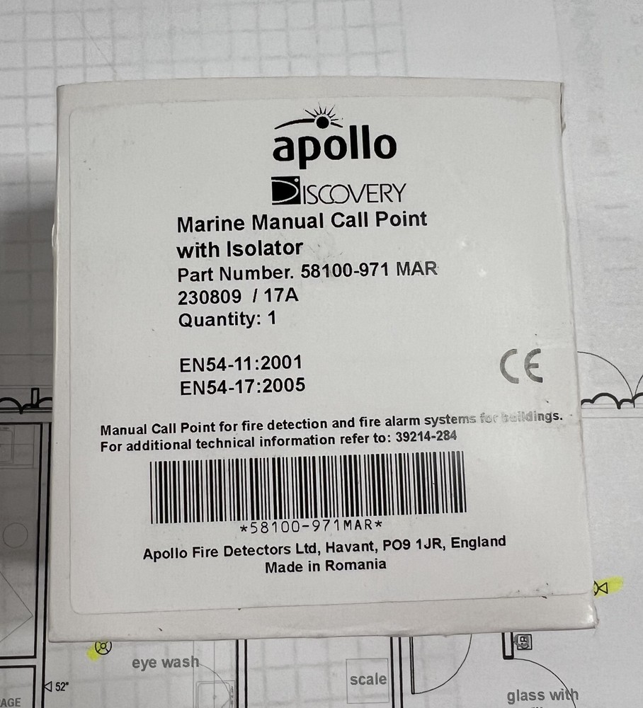 58100-971MAR APOLLO MARINE CALL POINT