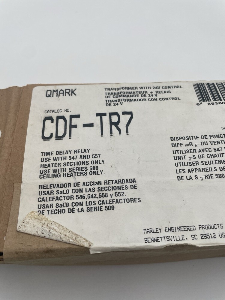 QMARK CDFTR7 Surface Transformer, Time Delay Relay