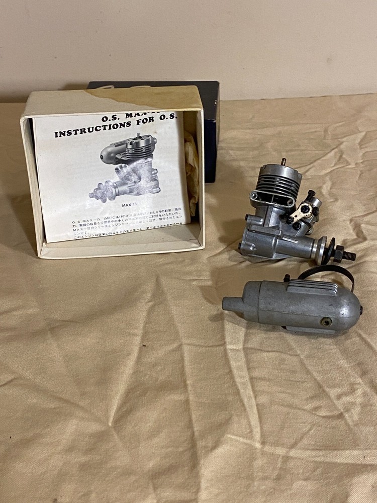 OS Max 15 Engine with Box & Paperwork au-65