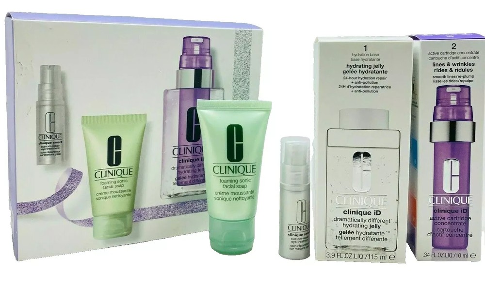 CLINIQUE SUPER SMOOTH SKIN, YOUR WAY 4 PIECES SET