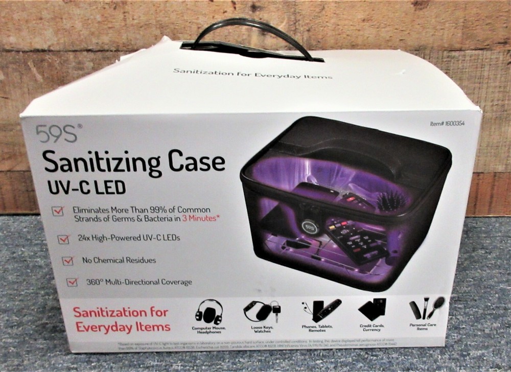59S UV-C LED Sanitizing Case, Eliminates 99.9% of Germs & Bacteria
