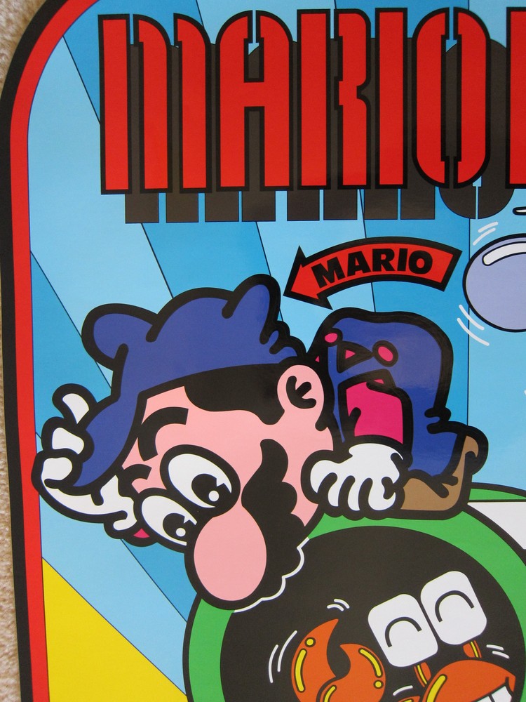 MARIO BROTHERS Side Art Set - Only Accurate Set Available!