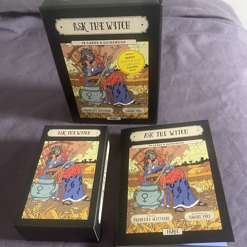 Ask The Witch Tarot Cards with book and box