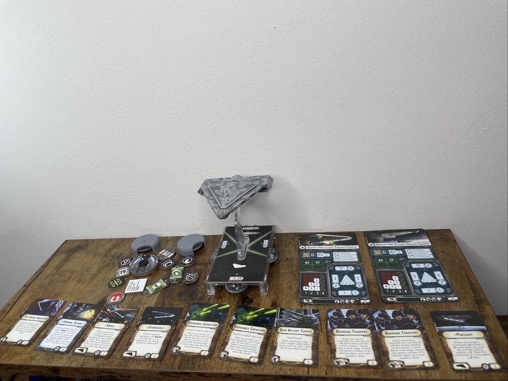 Star Wars Armada Imperial Light Carrier Quasar  Complete