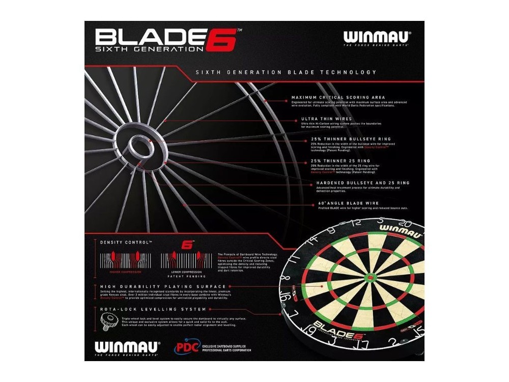 SALE Winmau Blade 6 Dartboard