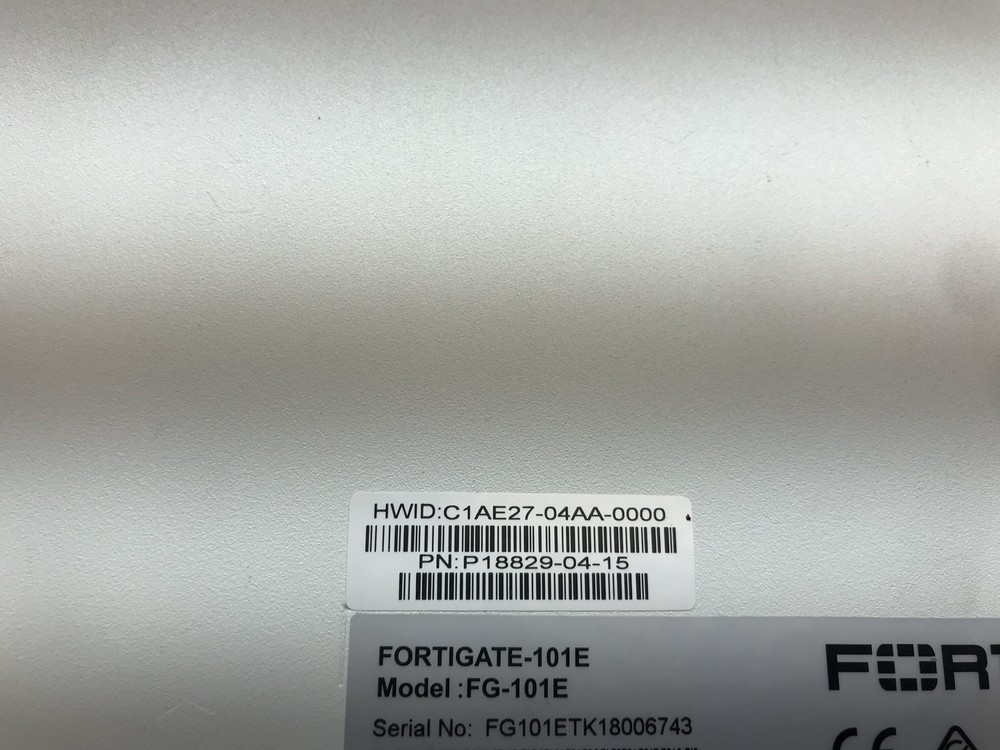 Fortinet FortiGate 101E Network Security/Firewall Appliance - White (FG-101E)