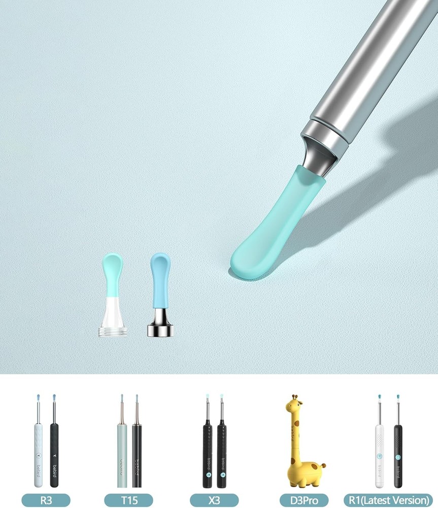 Bebird Replacement Tips Ear R1-8 PCS Waterproof Silicone Spoon for...
