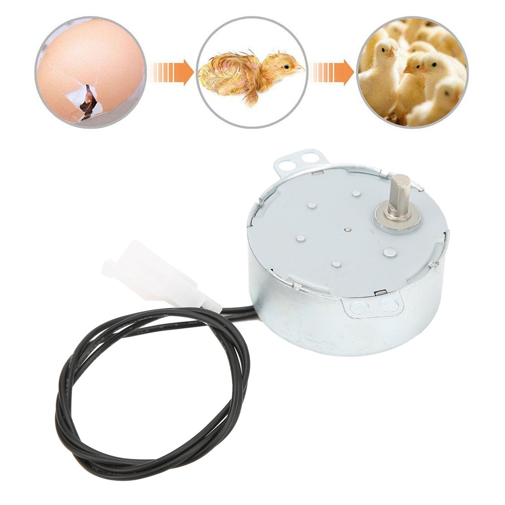 Automatic Incubator Motor CW / CCW Dual Mode Low Speed Egg Turning Mini