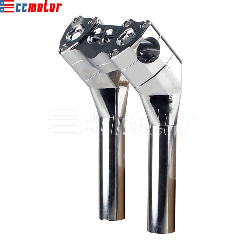 8" 9" Handlebar Pullback Riser Club Style 1" Bar For Harley Softail Dyna FXDWG