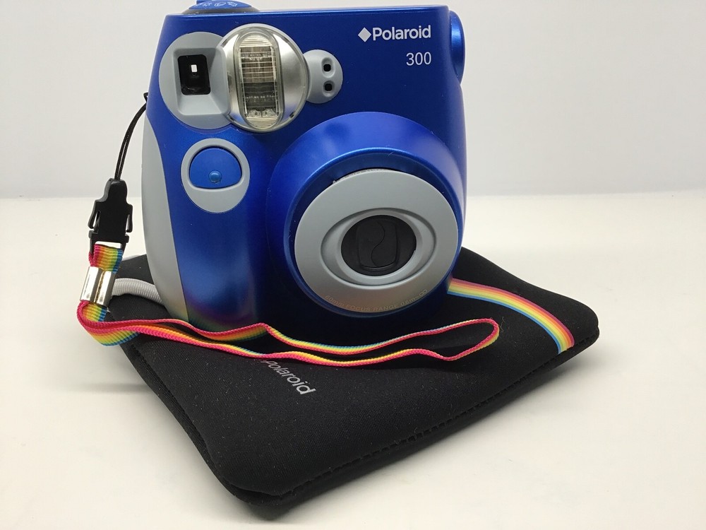 Polaroid 300 Instant Camera With Soft Case Tested Works