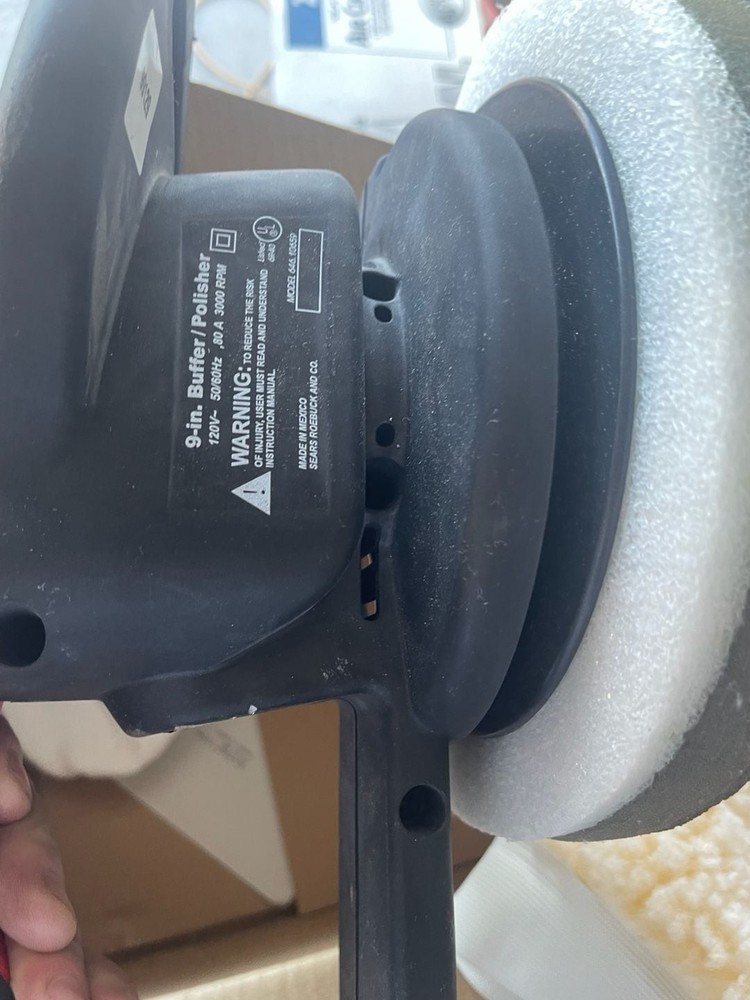 Craftsman 9-in. Random Orbit Buffer/Polisher System Model 646.10659 with Manual