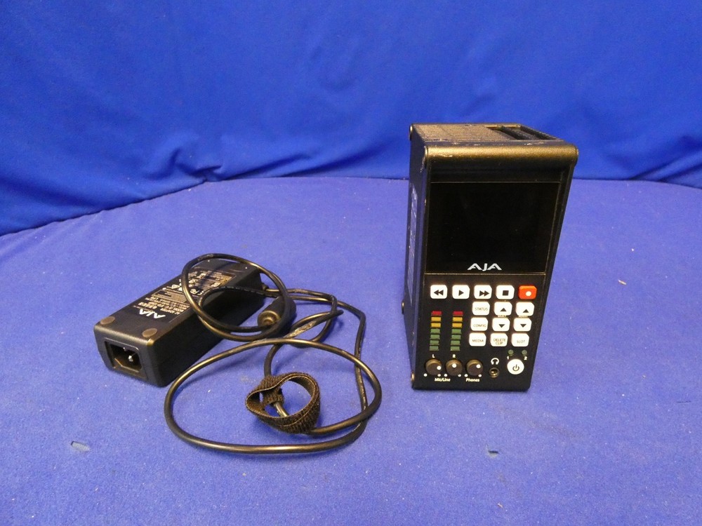 AJA Ki Pro Quad Solid State 4K Recorder w/4-Pin AJA External Power Supply