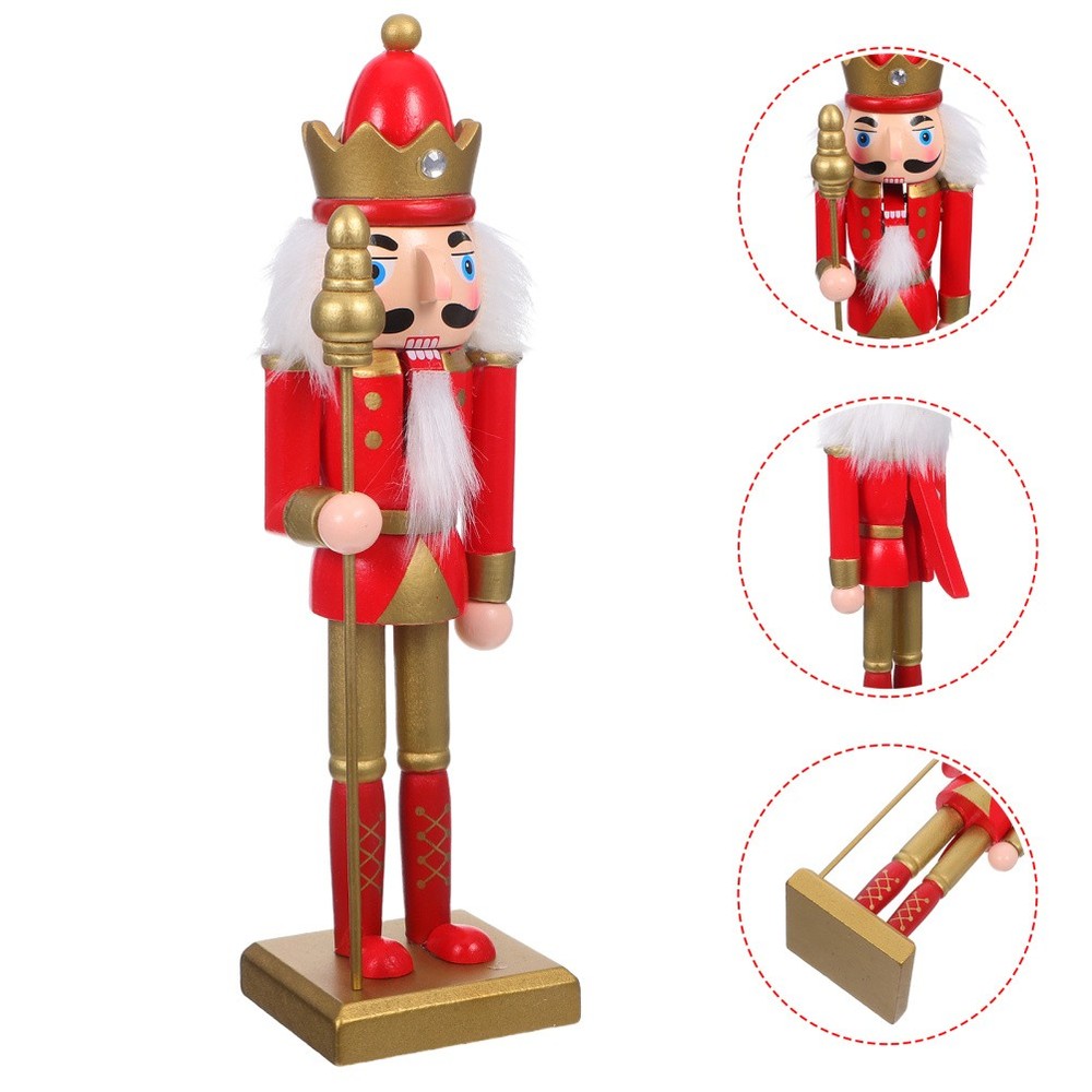 Desktop Home Decor Nutcracker Puppet Soldier Ornaments Christmas
