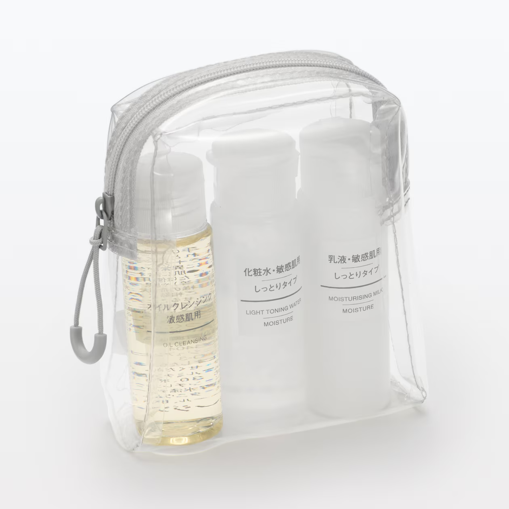MUJI TPU clear case Half 12 x 10 x 4 cm